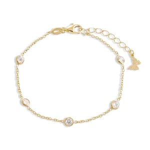 Diamond By The Yard Bracelet by By Adina Eden