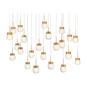 Double Bubble 23-Light 54" LED Linear Multi Pendant