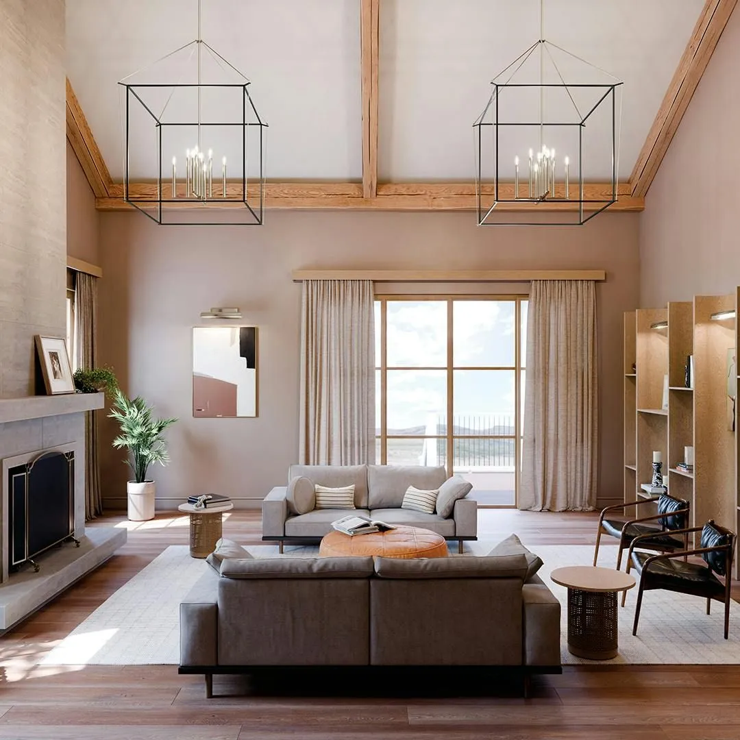 Eisley 50" 8-Light 2-Tier Foyer Pendant