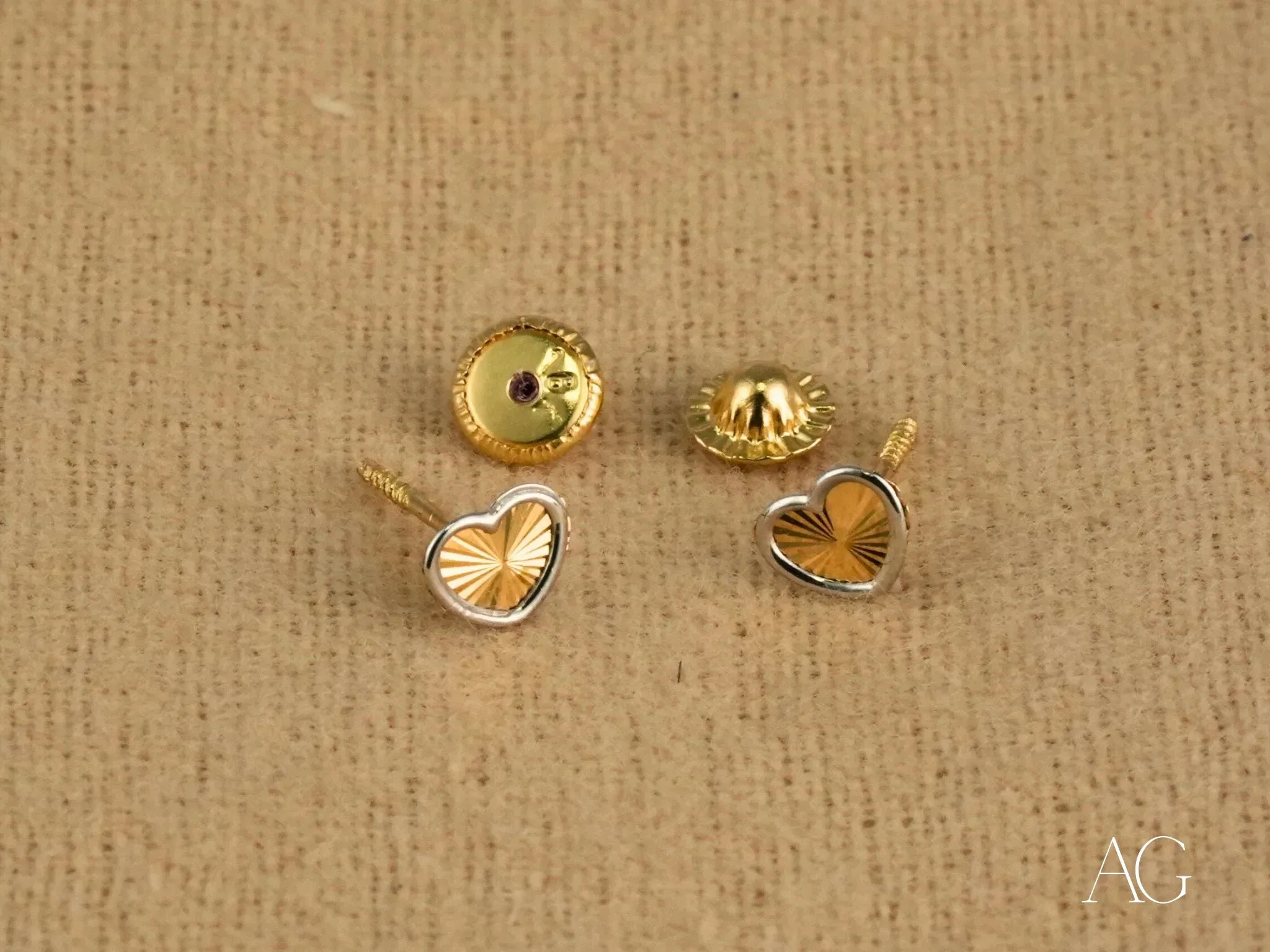 Eternal Heart – Heart Stud Earrings