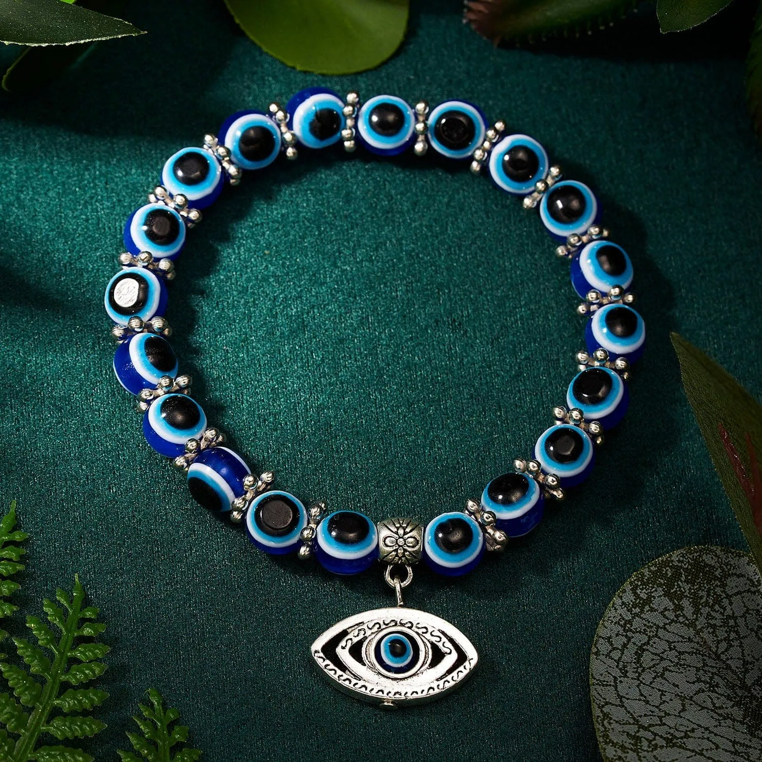 Evil Eye Handmade Beaded Bracelet