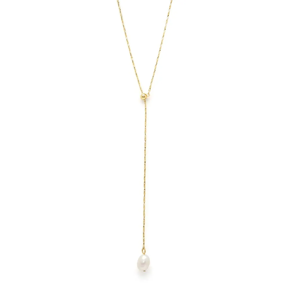 Freshwater Pearl Adjustable Y Necklace