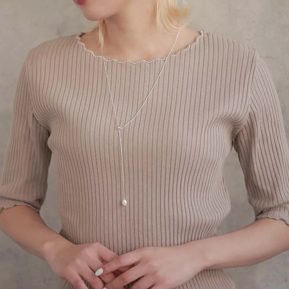 Freshwater Pearl Adjustable Y Necklace