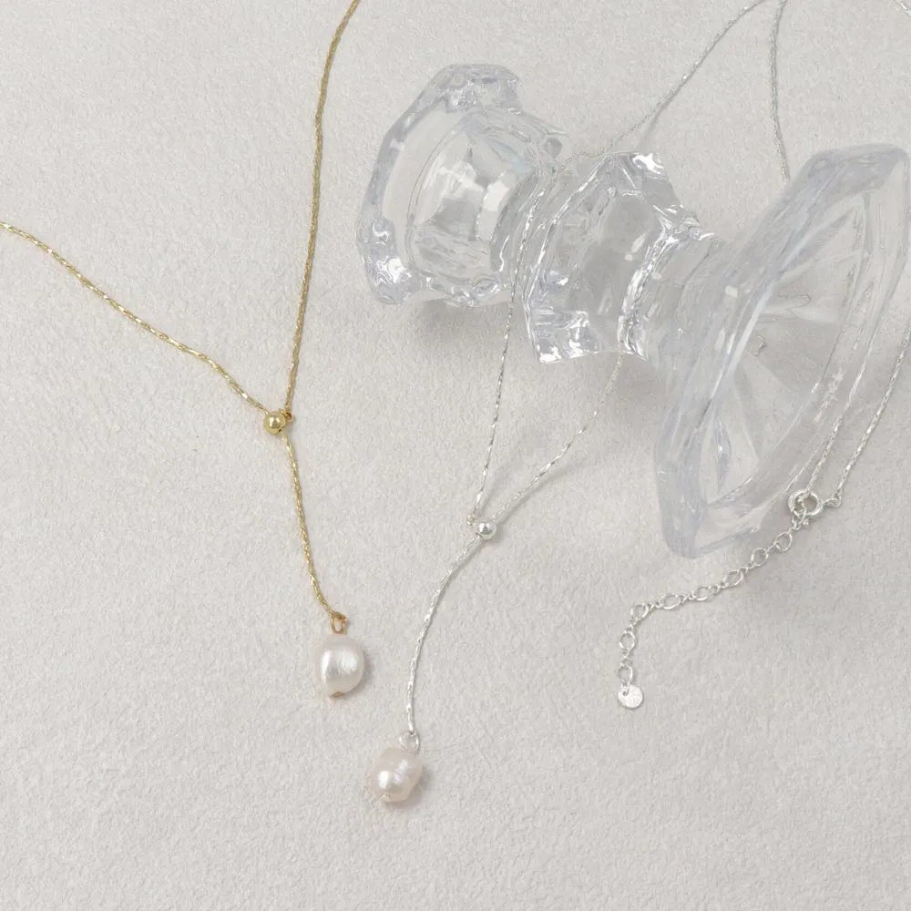 Freshwater Pearl Adjustable Y Necklace