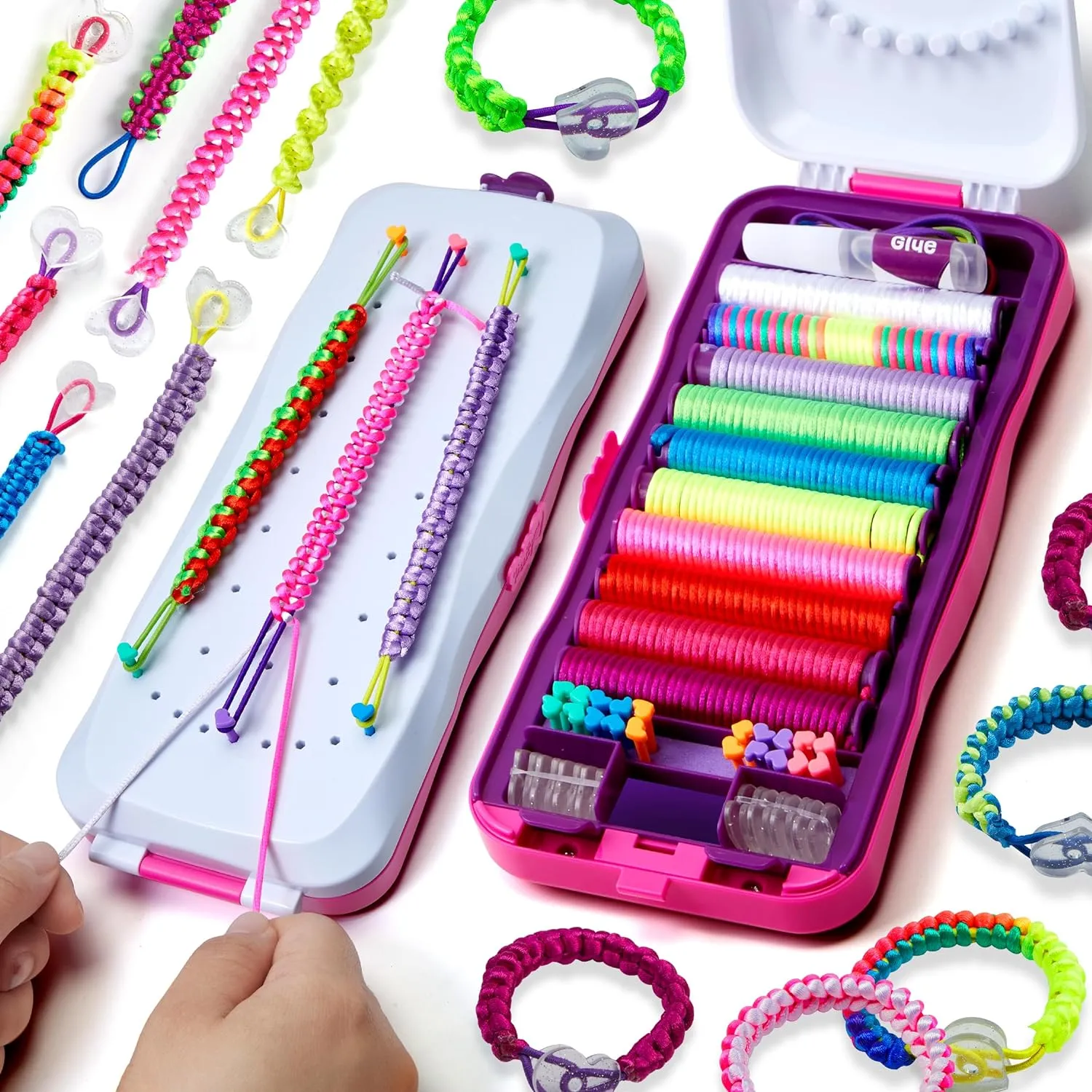 Friendship Bracelet Making Kit for Girls Ages 8, 9, 10, 11, 12
