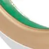 Goldtone & Enamel Hoop Earring
