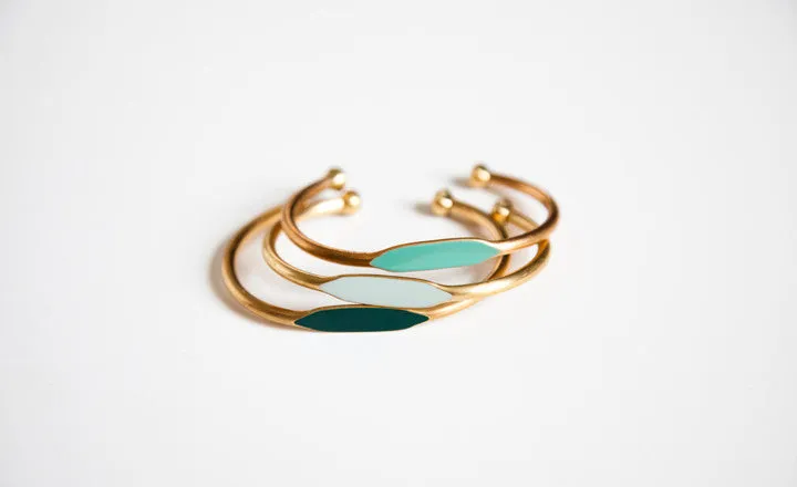 GREEN TRIO BRACELETS