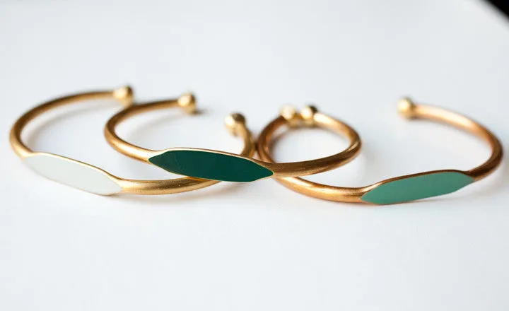 GREEN TRIO BRACELETS