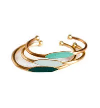 GREEN TRIO BRACELETS