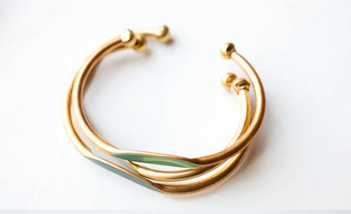 GREEN TRIO BRACELETS
