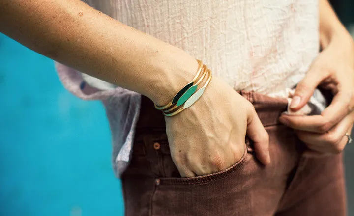 GREEN TRIO BRACELETS