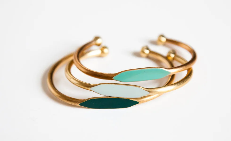 GREEN TRIO BRACELETS