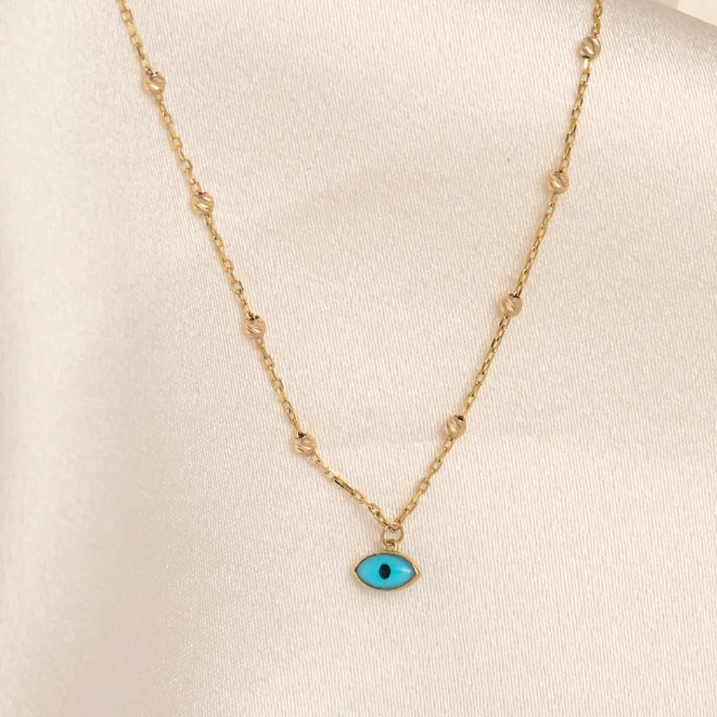 Guardian Eye Necklace | 9ct Gold