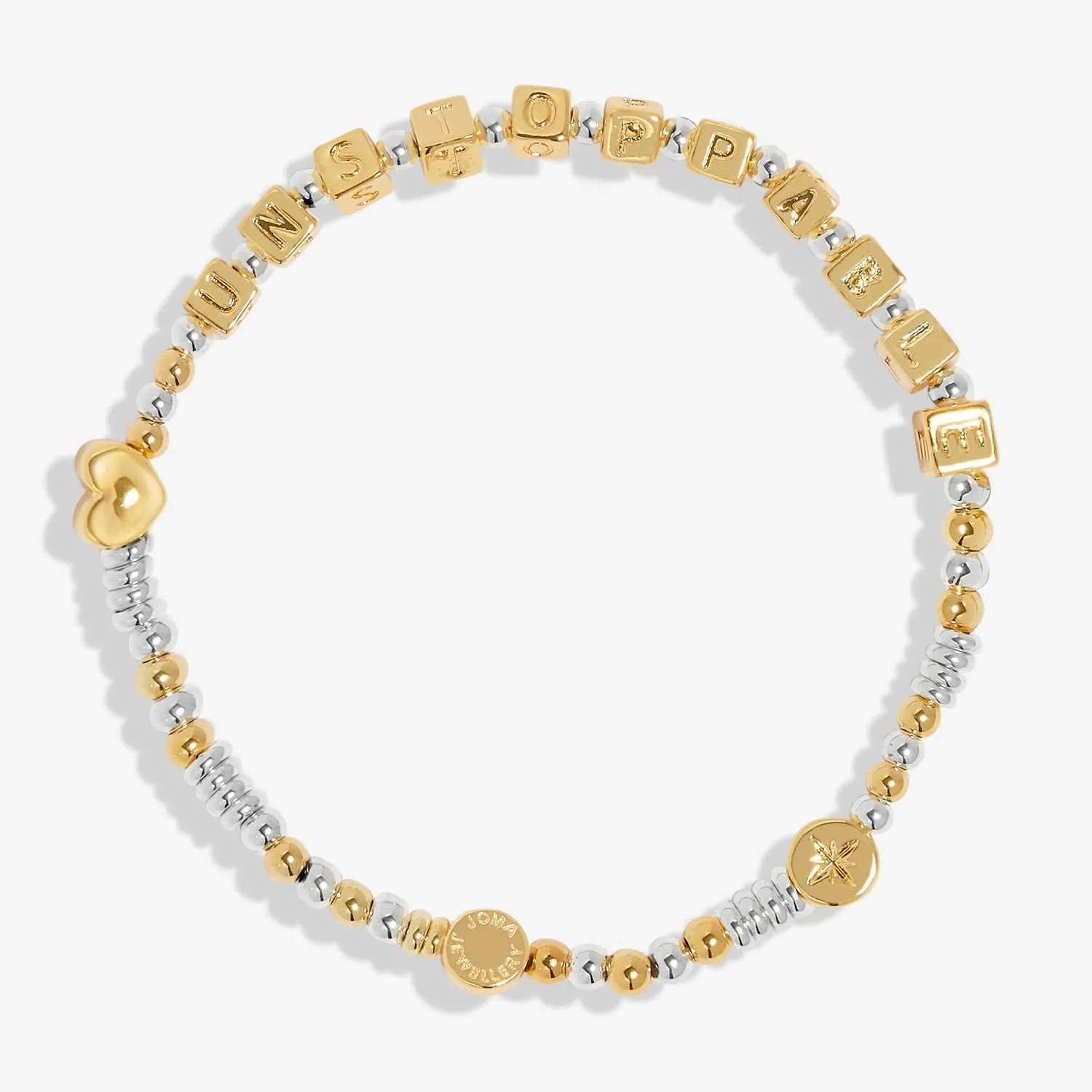 Happy Little Moments Unstoppable Silver Gold Plated Bracelet 7527
