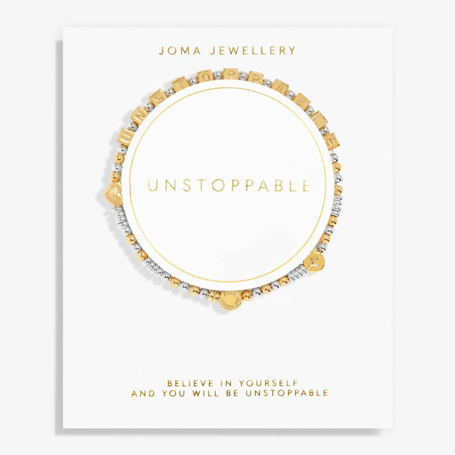 Happy Little Moments Unstoppable Silver Gold Plated Bracelet 7527