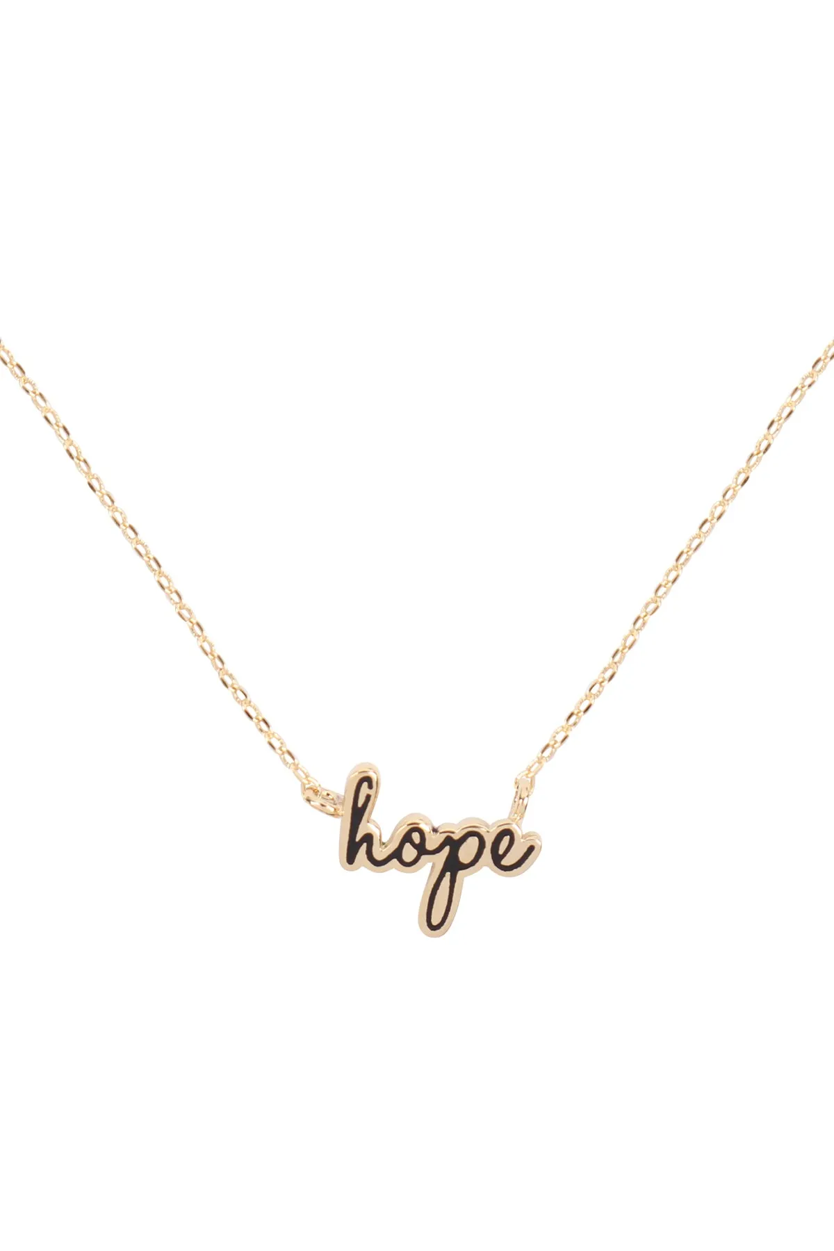 INB433 - "HOPE" SCRIPT NECKLACE