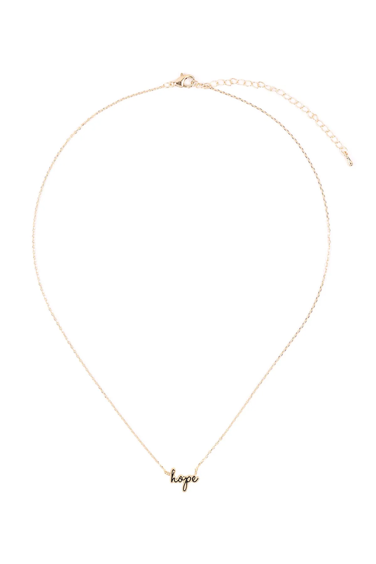 INB433 - "HOPE" SCRIPT NECKLACE