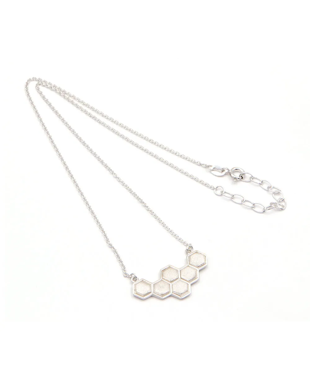 Just Bee Honeycomb Necklace