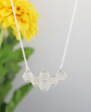 Just Bee Honeycomb Necklace