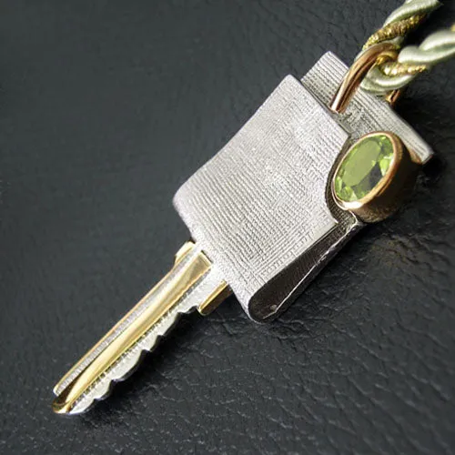 Key of Confidence Sterling Silver Pendant