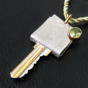 Key of Confidence Sterling Silver Pendant