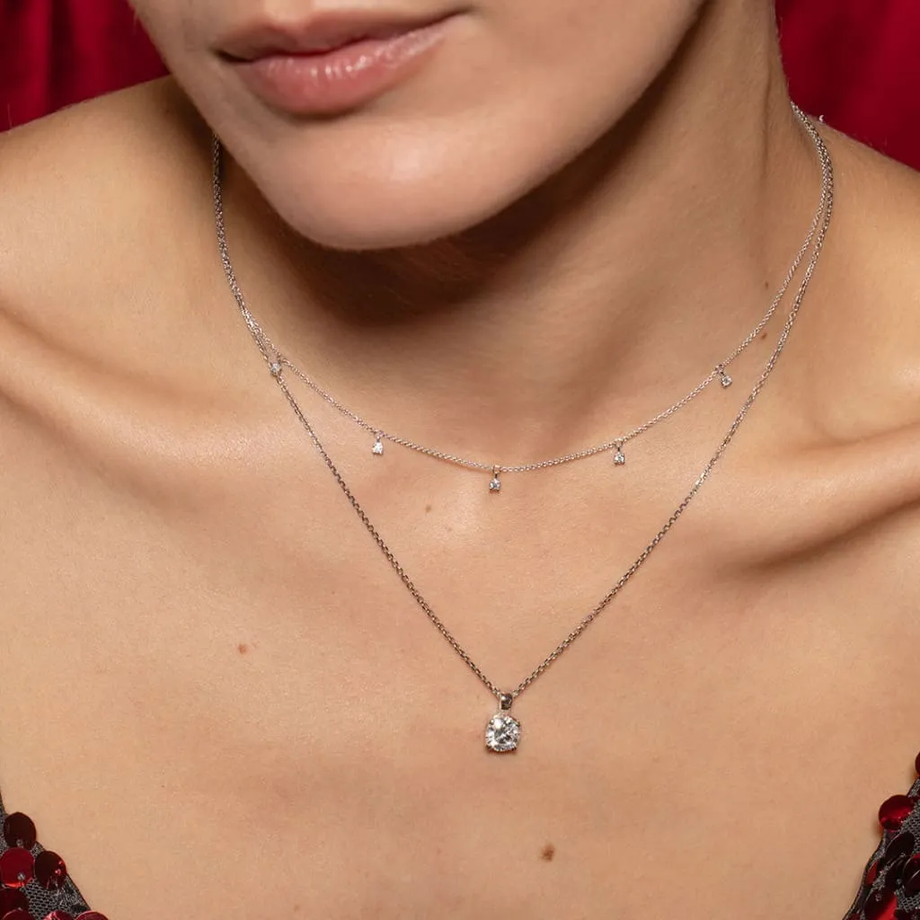Lancaster Diamond Necklace | 9ct Gold