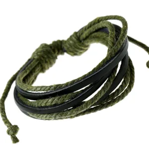 Leisure Retro Hand Woven Leather Bracelet