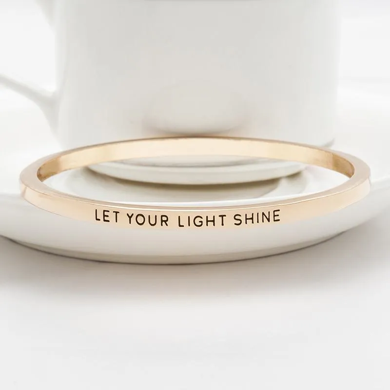 Let Your Light Shine Bangle