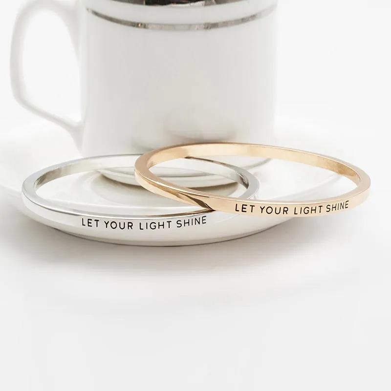 Let Your Light Shine Bangle