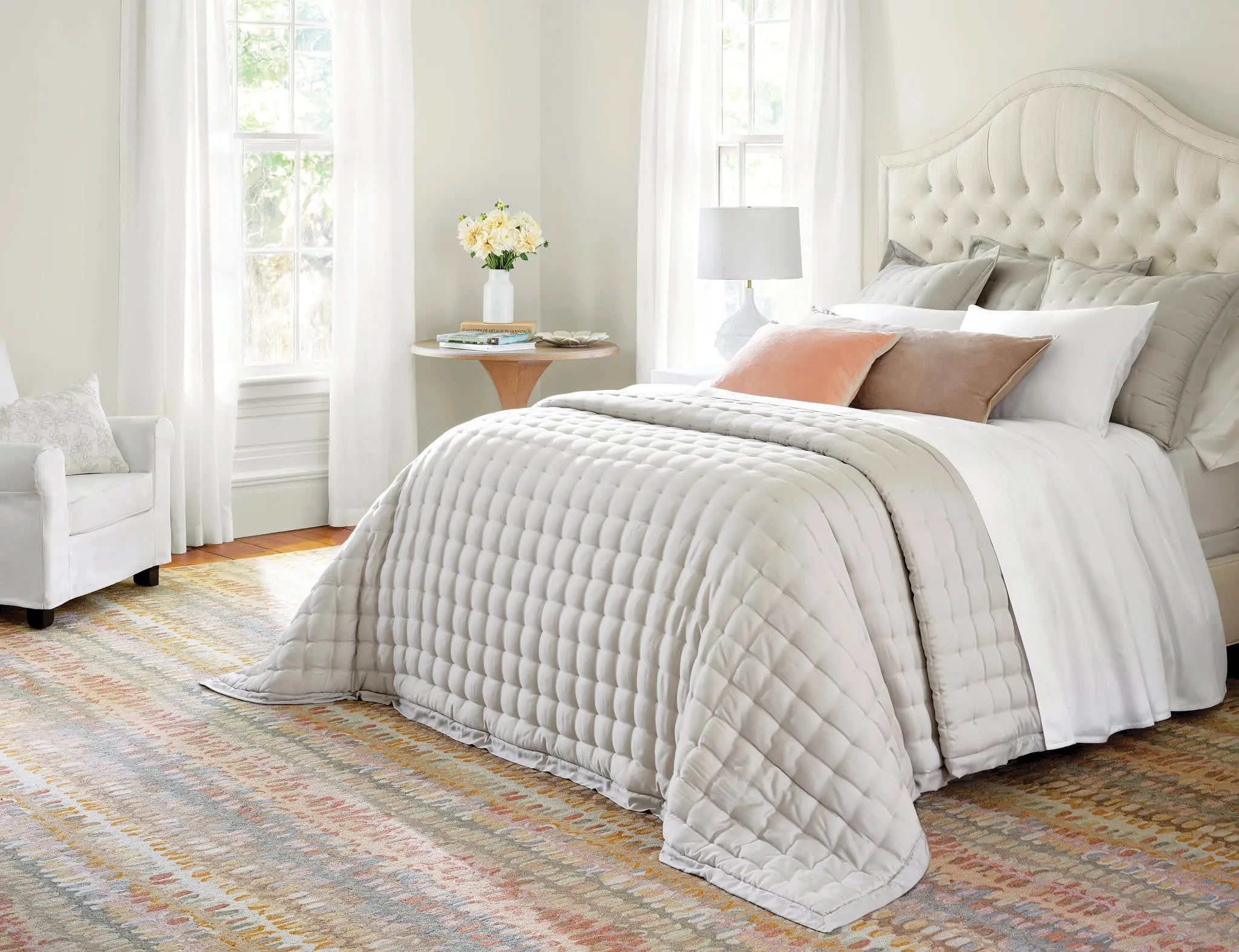 Lush Linen White Curtain Panel