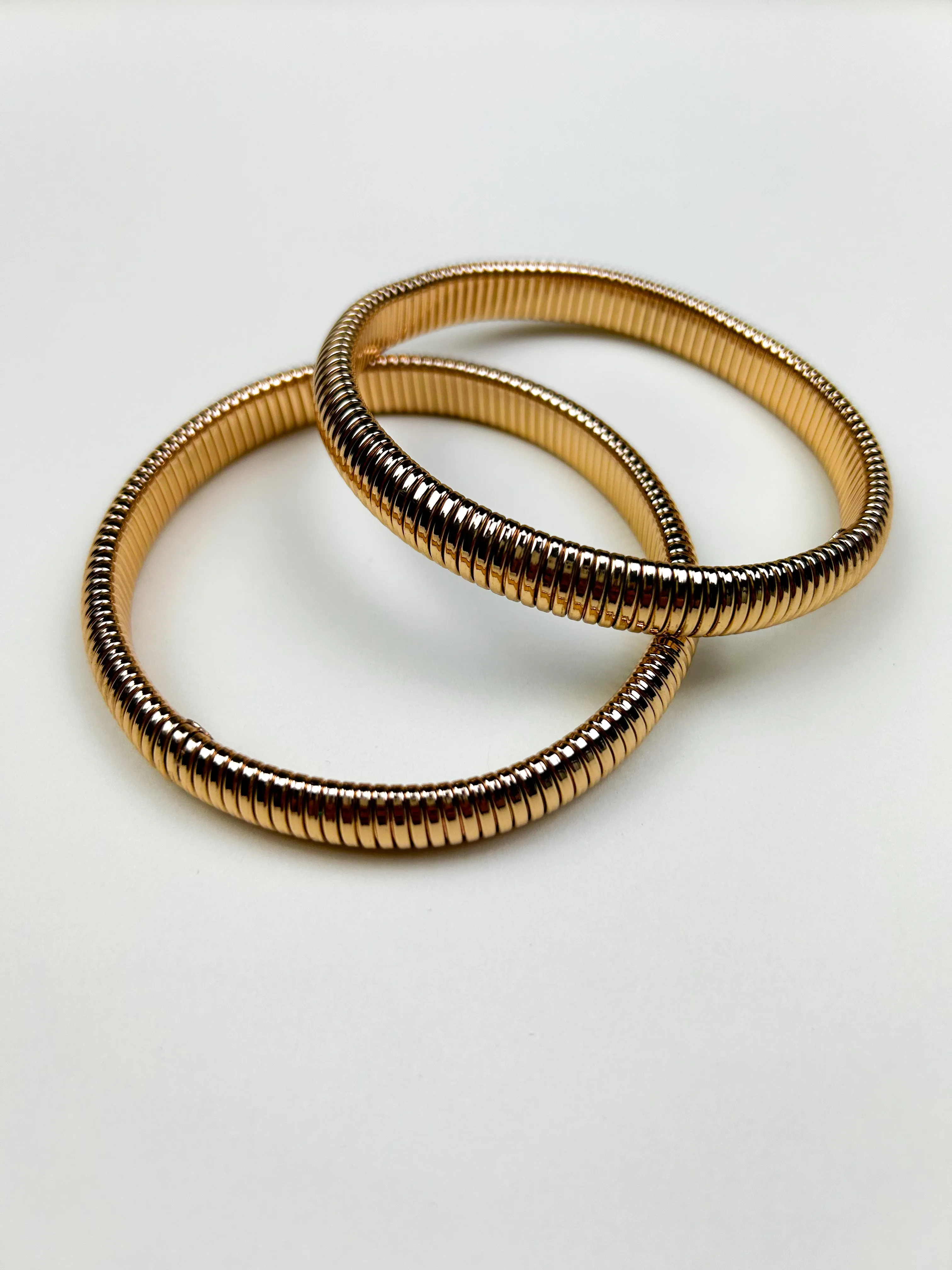 Luxe Water Resistant Gold Bangles Set