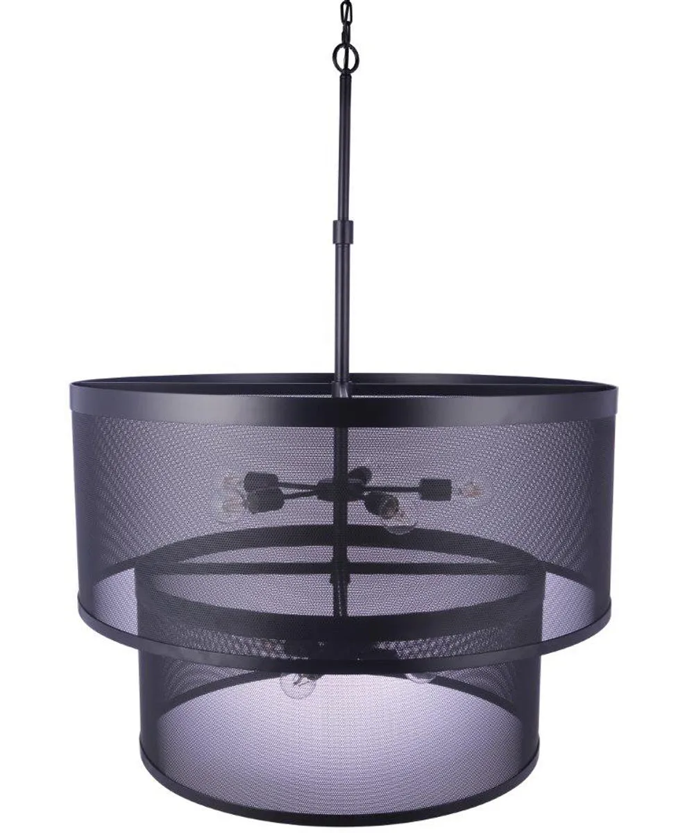 Mesh 9-Light Lighting Flat Black