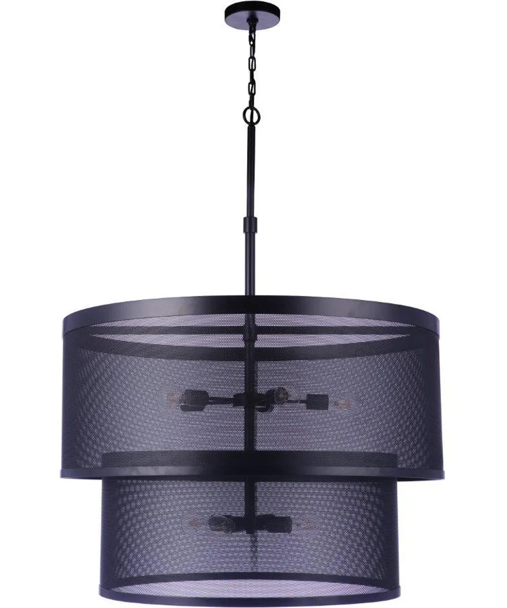 Mesh 9-Light Lighting Flat Black
