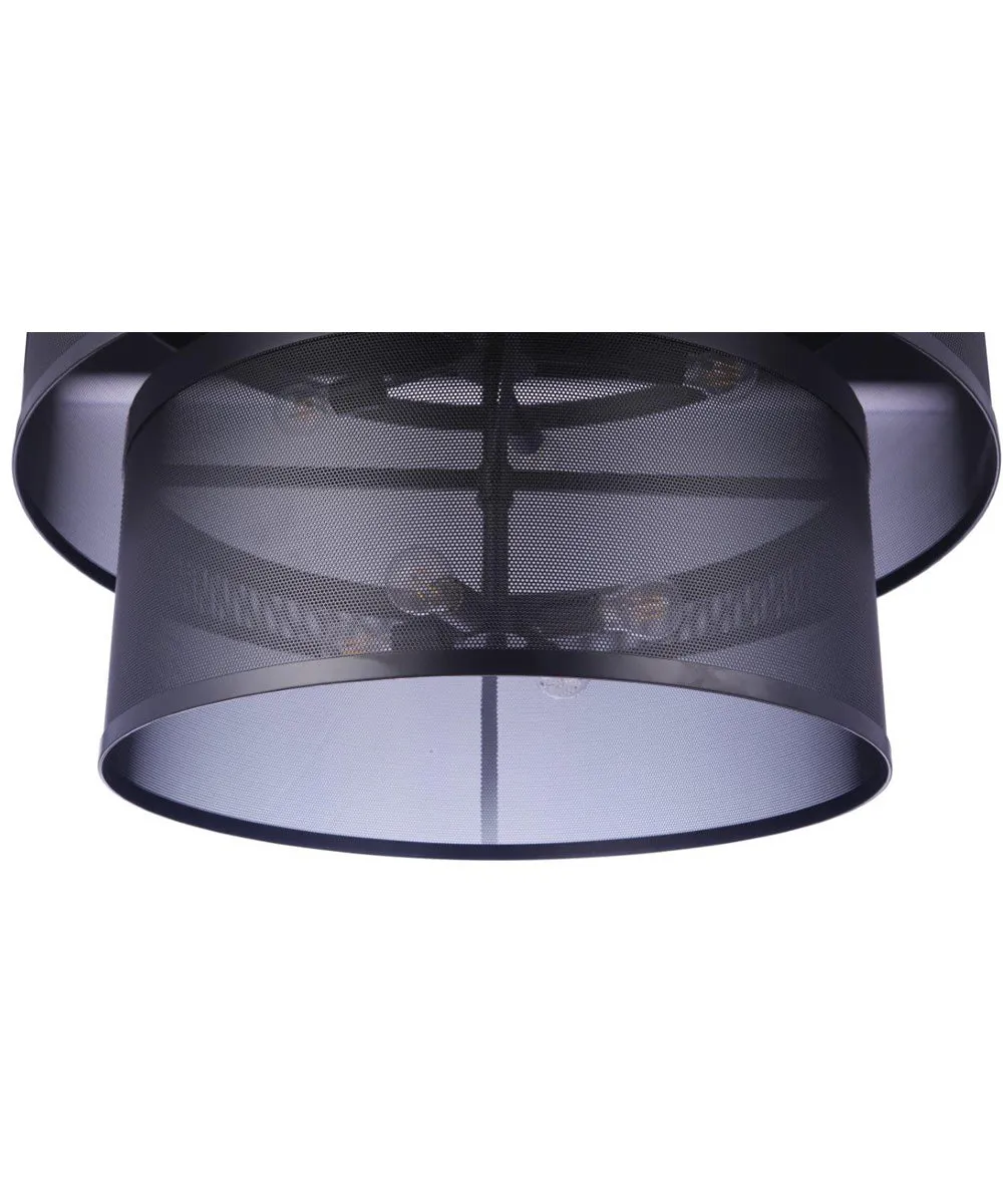 Mesh 9-Light Lighting Flat Black