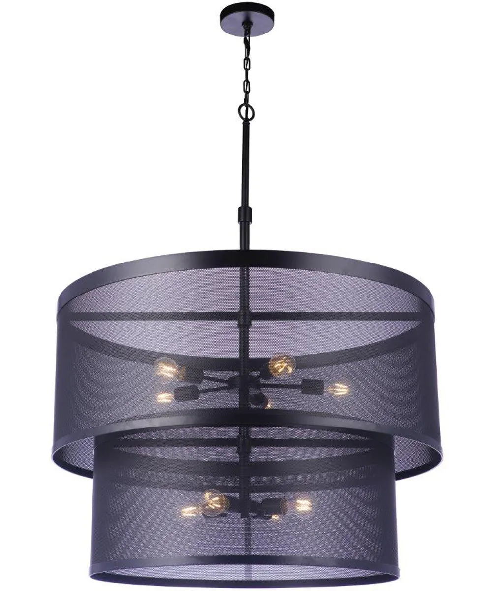 Mesh 9-Light Lighting Flat Black