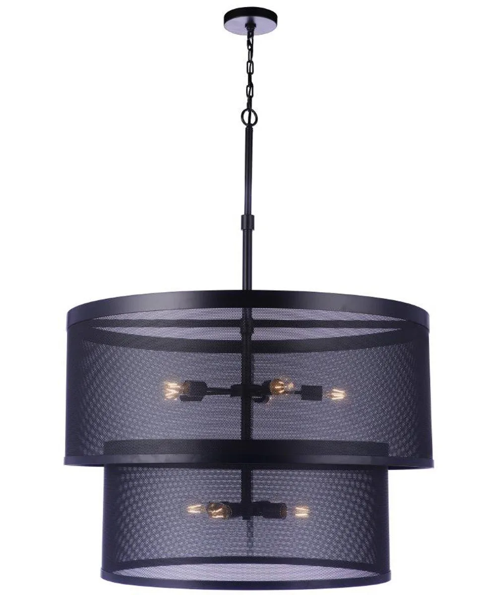 Mesh 9-Light Lighting Flat Black