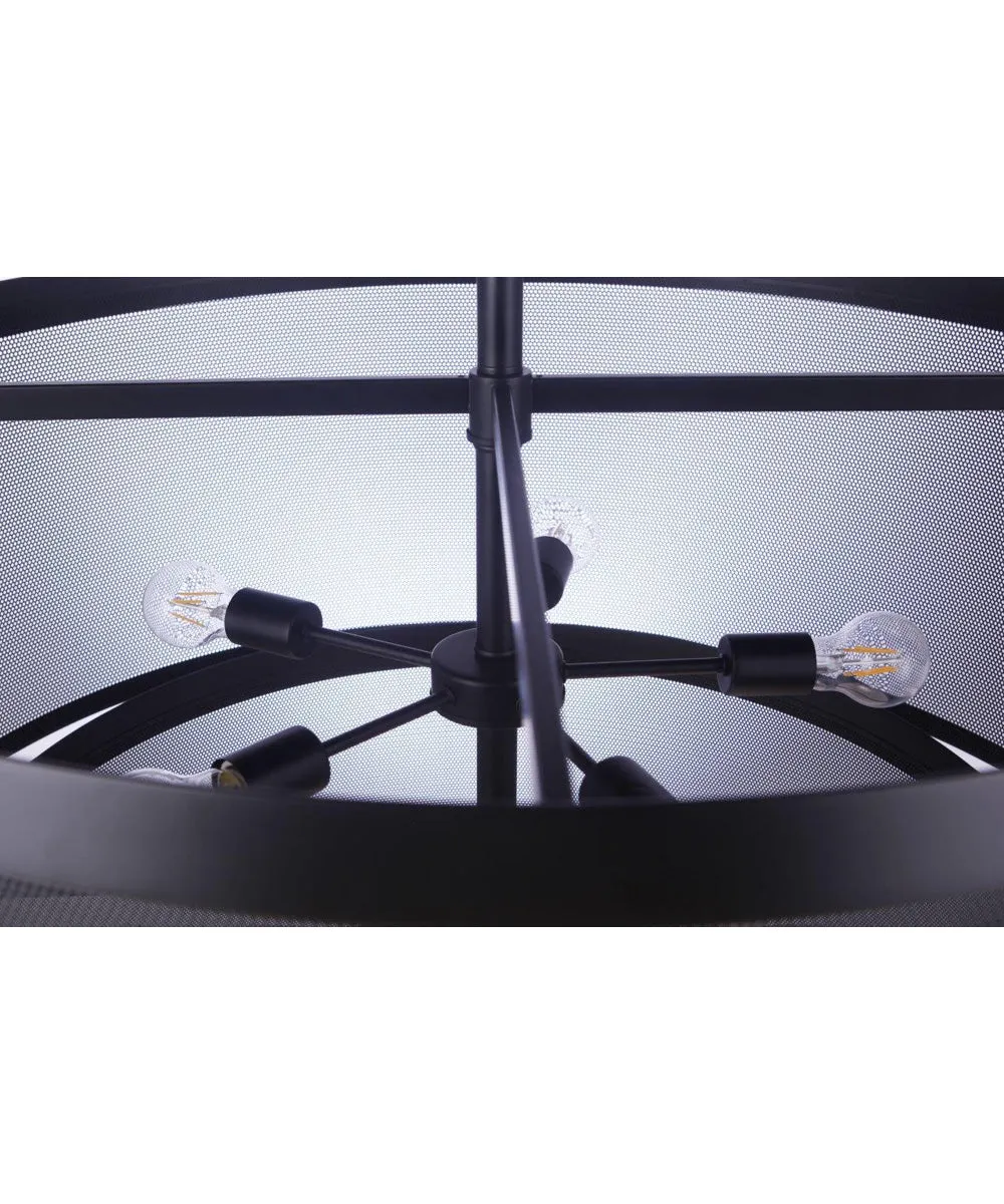 Mesh 9-Light Lighting Flat Black
