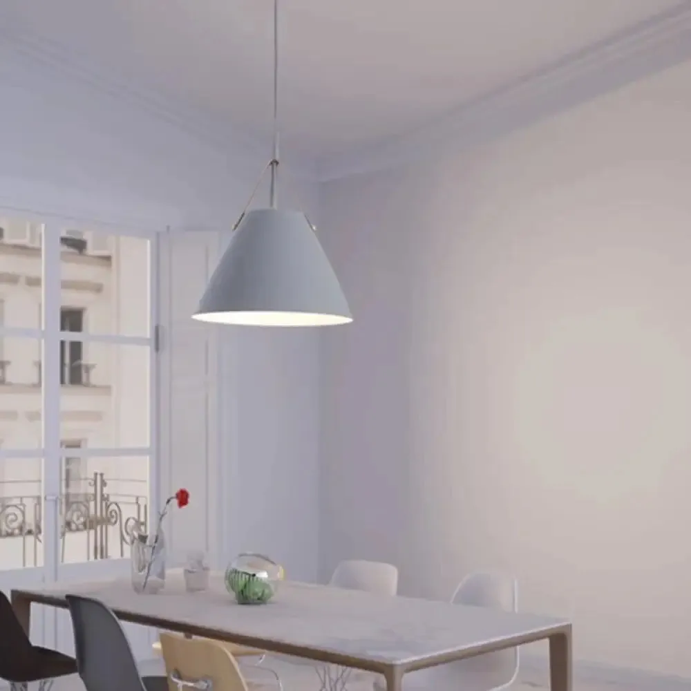 Metal Conical Suspension Pendant Ceiling Light - Minimalist Style for Living Room