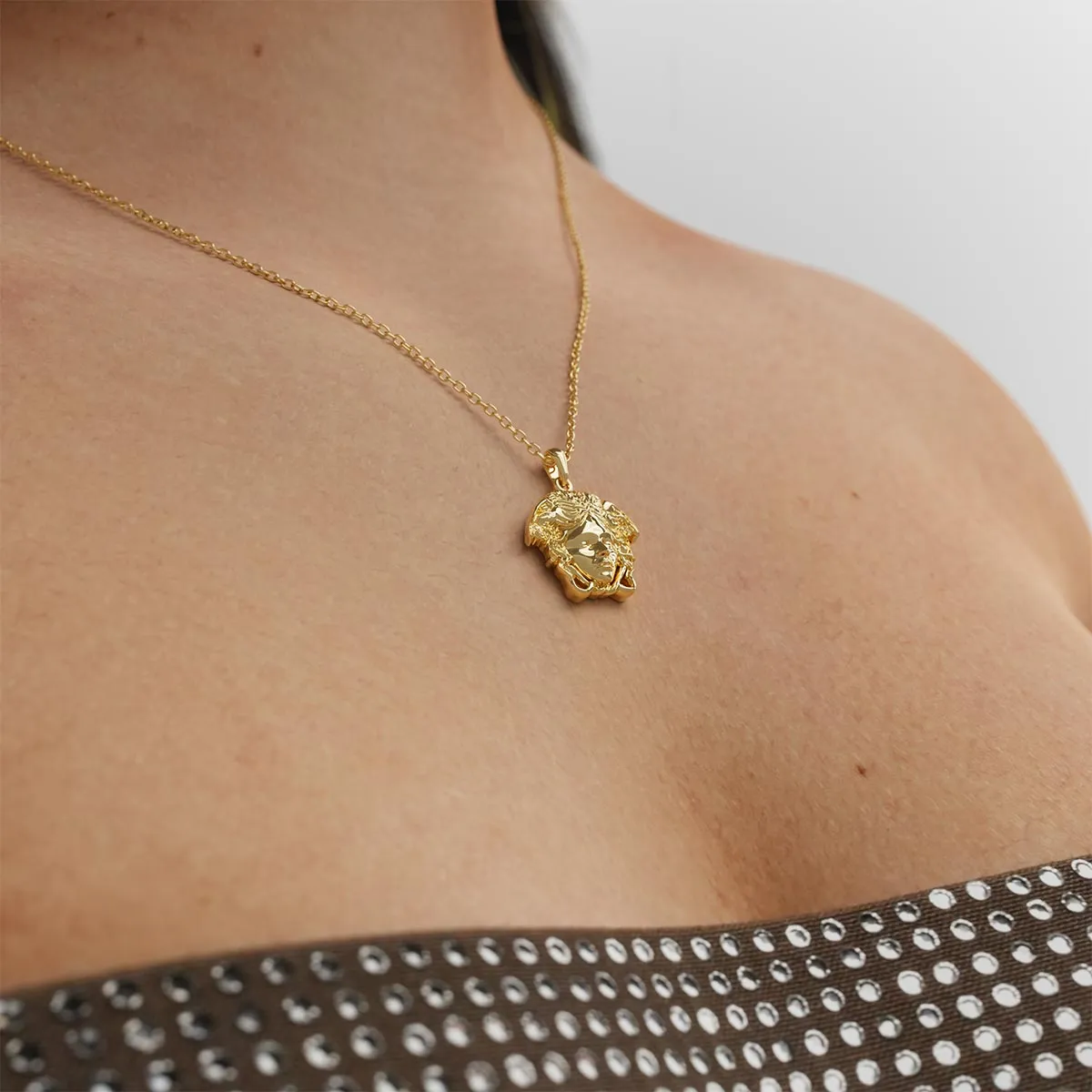 Mini Medusa Head Pendant