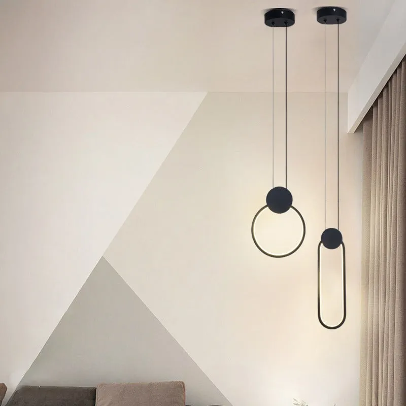 Minimalist Ozarké élégante LED Pendant