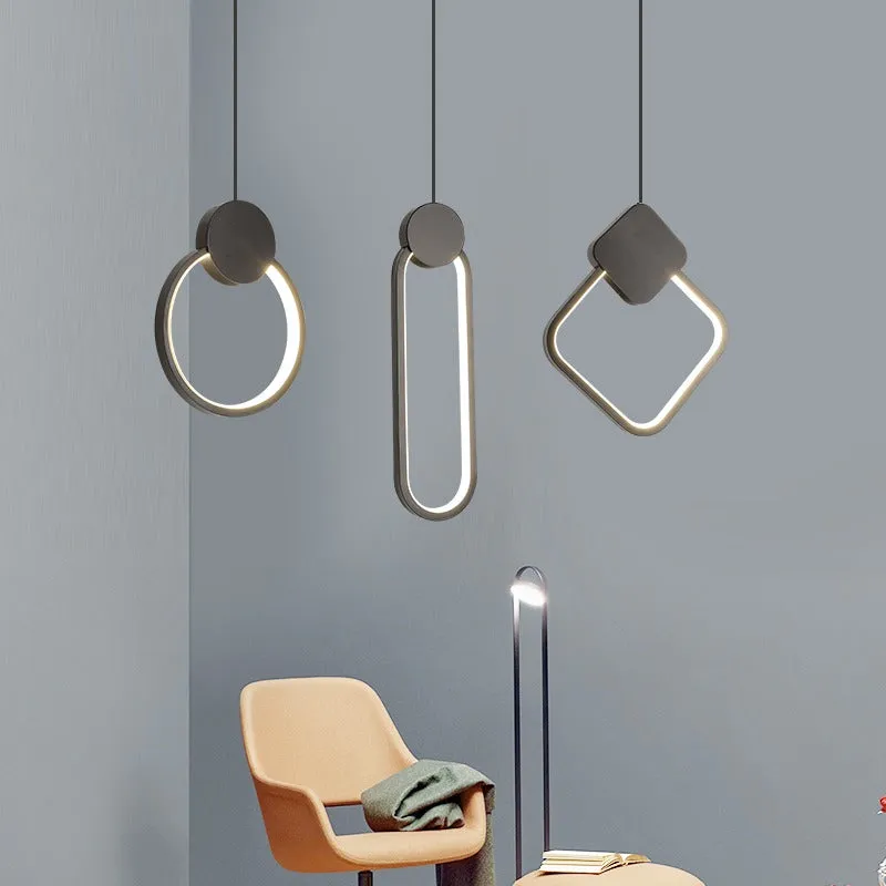 Minimalist Ozarké élégante LED Pendant