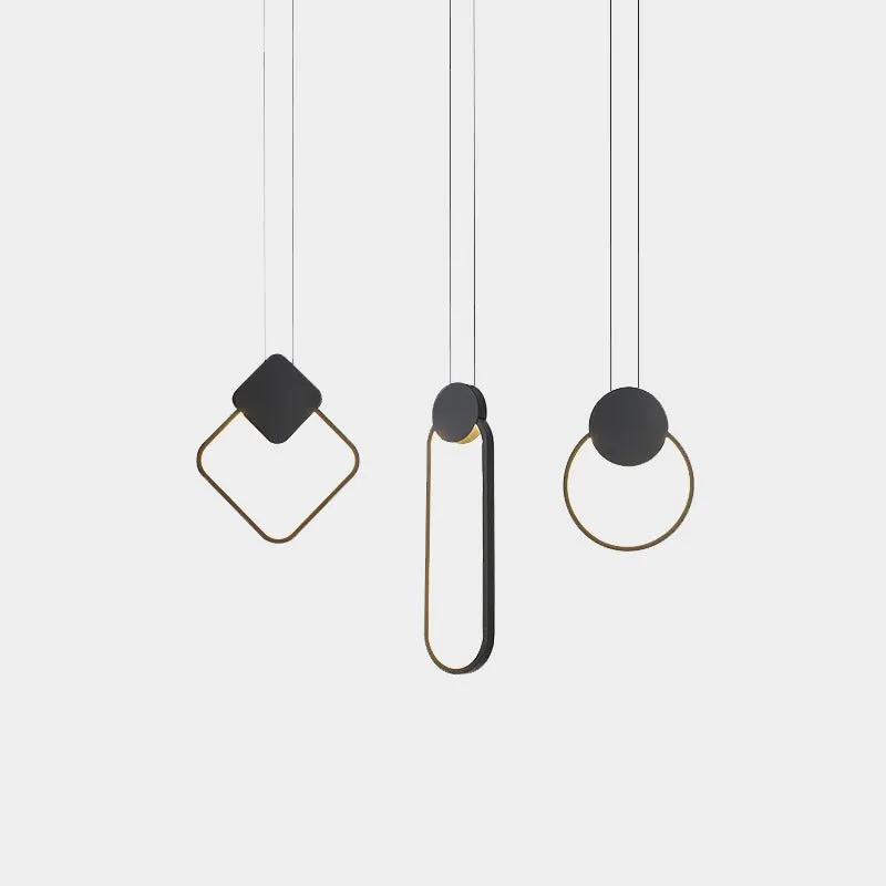 Minimalist Ozarké élégante LED Pendant