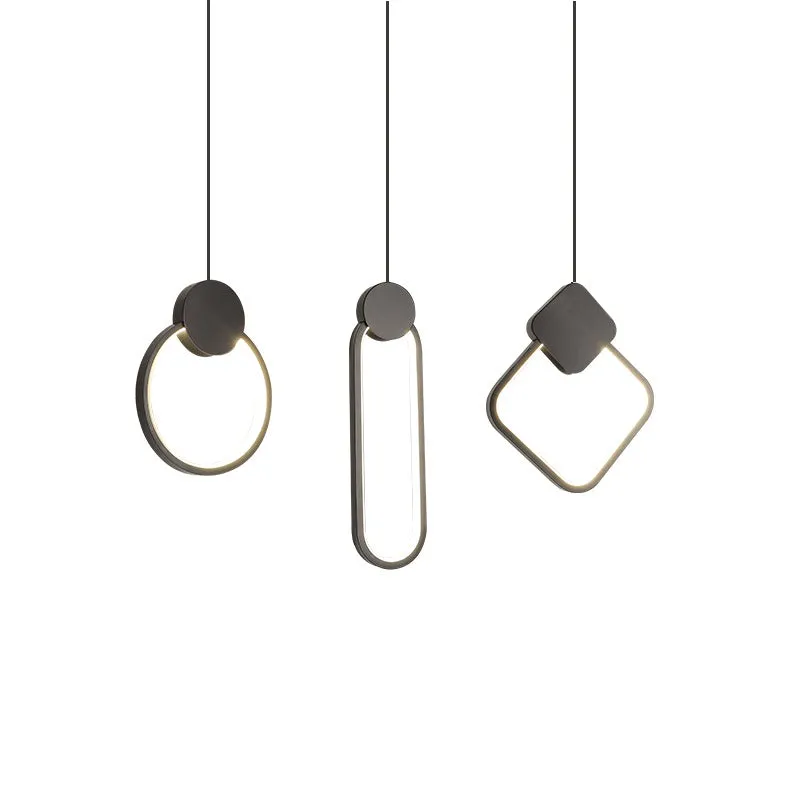 Minimalist Ozarké élégante LED Pendant