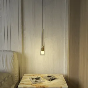 Minimalist Vintage Crystal Pendant Light