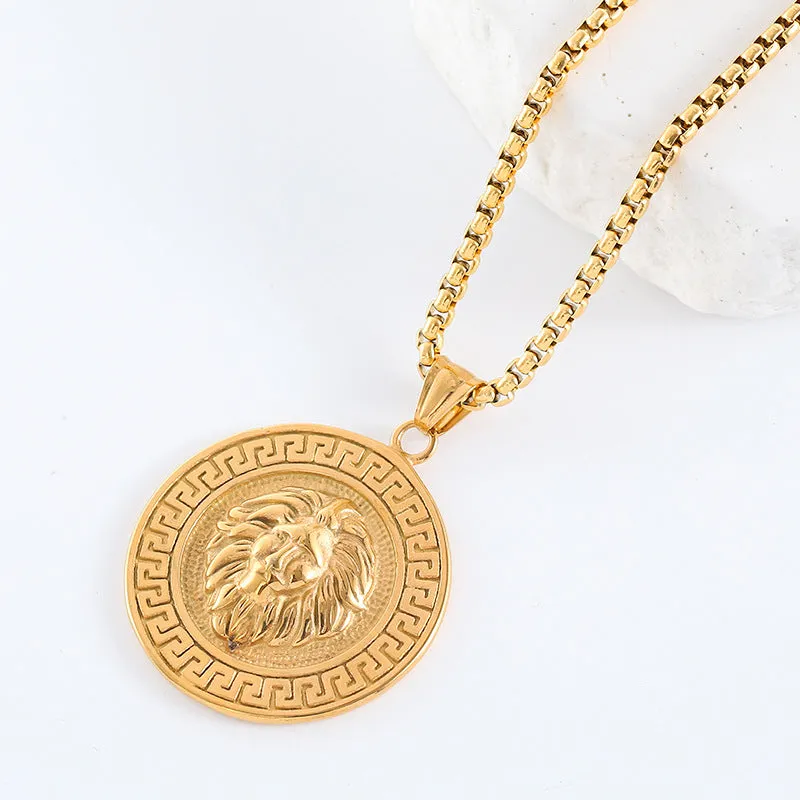 Minimalist Zodiac Sign Geometric Stainless Steel Electroplating Pendants