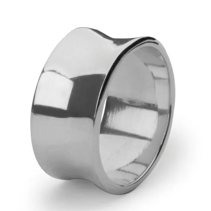 Mobia Concave Silver Ring