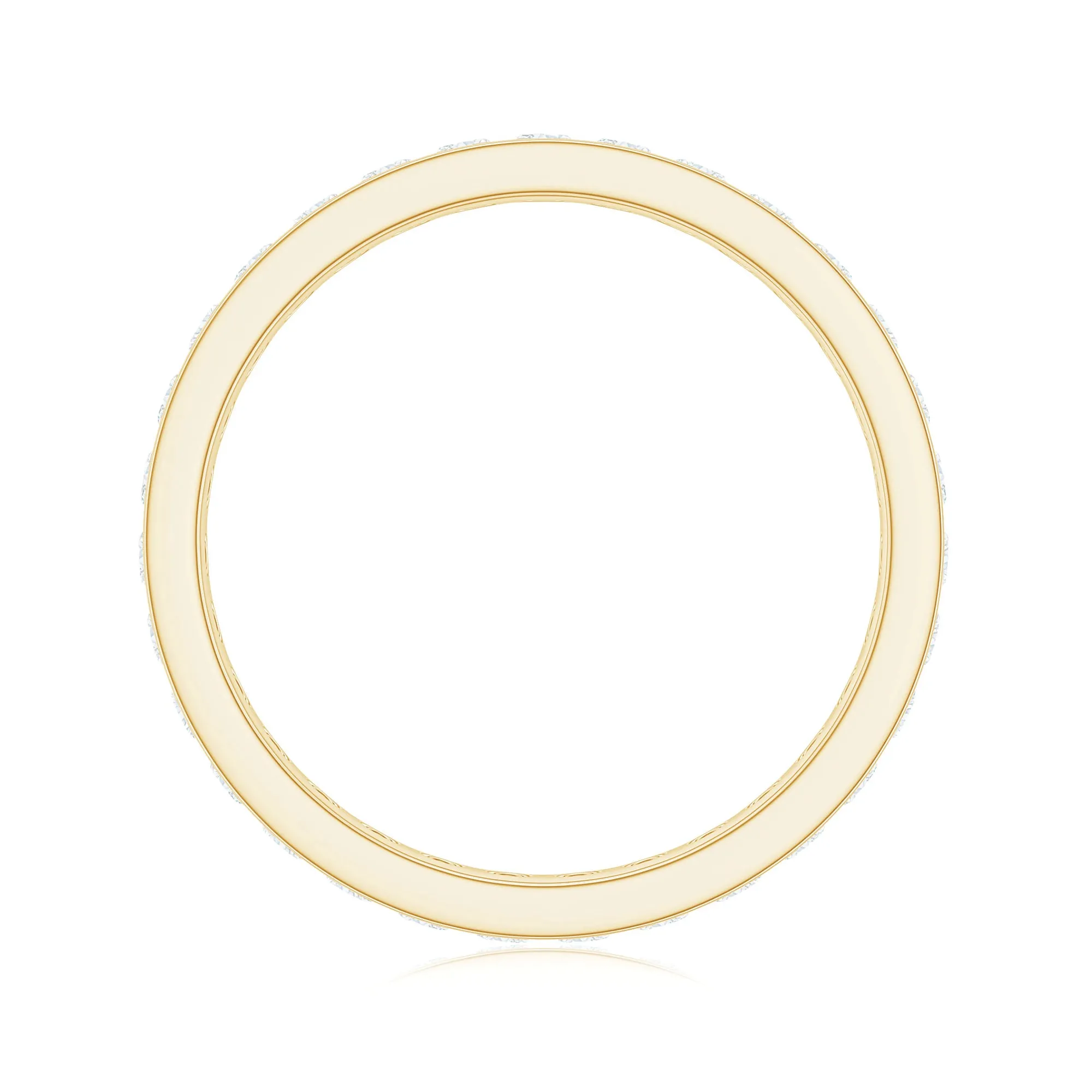 Moissanite Simple Full Eternity Band Ring