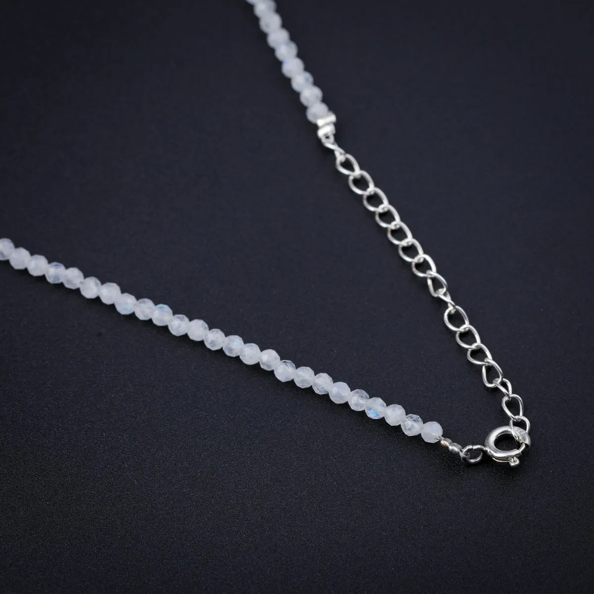 Moonstone Silver Necklace