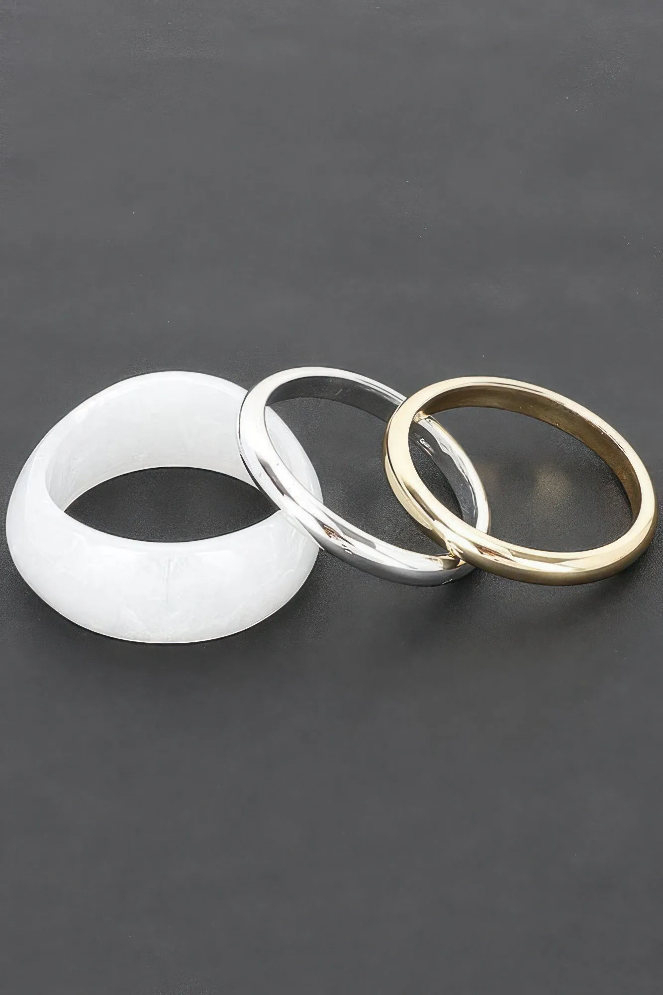 Multi Resin And Ccb Bangle Bracelet