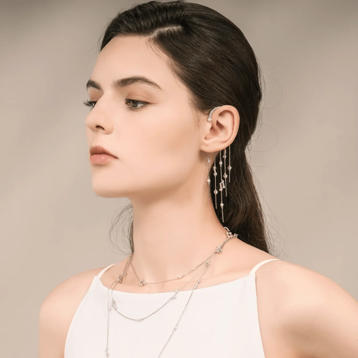 Music Note Ear Cuff